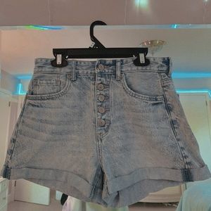 ae mom jean short